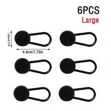 2 件/6 件柔性塑料延长纽扣，腰带延长器，适用于男士和女士裤子、短裤、裙子、牛仔裤