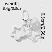 1pc Fashionable Cute Resin Dopamine Star & Heart Shaped Keychain Versatile Accessories Suitable For Women Ideal Gift For Holidays Summer - Multicolor - View 12