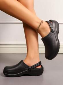 Women's Fashion Slip-Resistant Non-Slip Chef Shoes, Lightweight Work Shoes, Slip-On Clogs