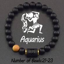 12 Zodiac Signs Bracelet 12 Constellation Jewelry For Women Scorpio Gemini Sagittarius Bracelet Friendship Gift Whoelsales
