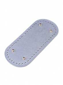 1 pieza/3 piezas Insertos de base ovalada hechos a mano para bolsos tejidos, refuerzo de base para proyectos de ganchillo, almohadilla de PU de unicolor resistente al desgaste con agujeros para accesorios de fondo de bolso DIY, para hacer bolsos de hombro y manualidades, moldeadores de bolsos, accesorios para hacer carteras DIY - Multicolor - Ver 11