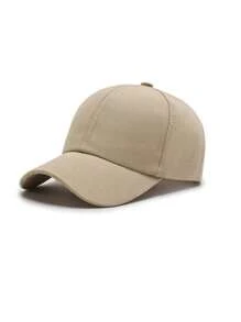 1 Pc Solid Color Baseball Cap Man Breathable Head Size Sun Hats Male Outdoor Sport Visor Cap