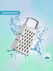 1pc Stainless Steel Multi-Sided Shredder Easily Shreds For Carrots, Cucumbers, Potatoes, Garlic, Etc. Multifunctional Stainless Steel Vegetable And Fruit Peeler. Stainless Steel Sharpening Tool - Cheese Shredder - Kitchen Grinder - Multi-Sided Shredder - Paper Shredder - Kitchen Utensils - Stainless Steel Kitchenware - Cheese Shredder - Grating Tool - Must-Have Kitchen Tools