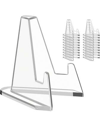 亚克力卡片架，卡片展示架，硬币展示架，适用于展示磁性卡片、挑战奖牌、棒球卡、体育卡、集换式卡牌。为了达到最佳效果，我们建议购买多个。