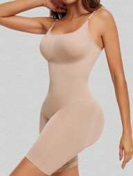 Women Shapewear One-Piece Jumpsuit, High Elasticity Waist Trainer Butt Lifter