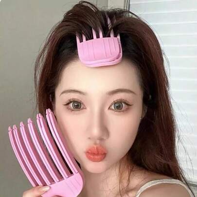 风形梳高顶发工具发卷制作器发根固定夹蓬松人发造型梳3齿6齿梳子
