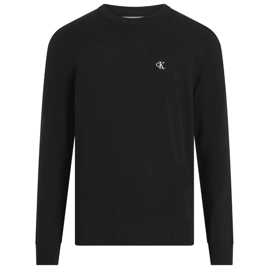 Calvin Klein MODERN CREW NECK SWE - Ck black - View 1