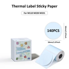 Etiquetas Térmicas Impressora M110 - Papel Adesivo Multiuso, Resistente, À prova d'água, Rolos de Autocolantes para Envios, Inventário, Preços no Varejo, Marcas de Pequenas Empresas, Acabamento Fosco/Brilhante