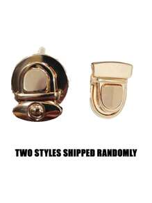 1pc Lock Clasp Catch Purse Thumb Lock Purse Buckle Fasteners Wallet Buckle Purse Metal Clasp Locks For DIY Making Craft Bag Purse Buckle Accessories Replacement