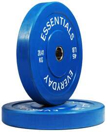 BalanceFrom  Bumper Plate Weight Plate, 45 Lbs Pair Color