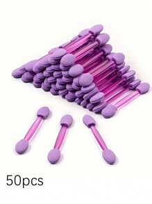 10/20/50Pcs Nail Art Brush Double Sided Chrome Pink Black Multifunctional Nail Brush Nail Powder Applicator Sponge Sticks Nail Supplies Equipment Coloring Tool - Multicolor - View 21