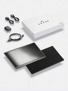 Akane Monitor Portátil Full HD 15.6 Pulgadas, Pantalla Externa para Laptop, Celular y Consola, Conexión USB-C y Mini, para Android, iOS, Windows y más, con Funda Magnética - Tipo de Enchufe A USA (110-127V) - Ver 8