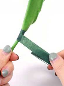 5/12 Rolls Green Floral Tape, Self-Adhesive Paper Stem Tapes For Artificial Flower Staminodes Wrapping, DIY Bouquets And Floral Craft