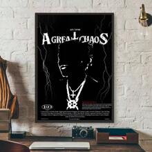 1 件无框墙面艺术海报流行歌手肯·卡森海报高清艺术防水家居客厅卧室酒吧美学装饰可选框架 - 彩色 - 查看 44