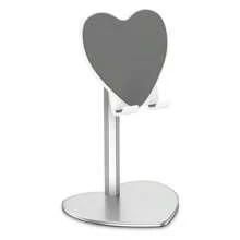 Supporto telescopico a forma di cuore per telefoni cellulari, multifunzionale da tavolo, ideale per guardare serie TV e live streaming, supporto a forma di cuore compatibile con iPad