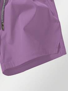Men's Anti-Lost Zipper Pocket Special Drawstring Waist Athletic 3-Inch Shorts