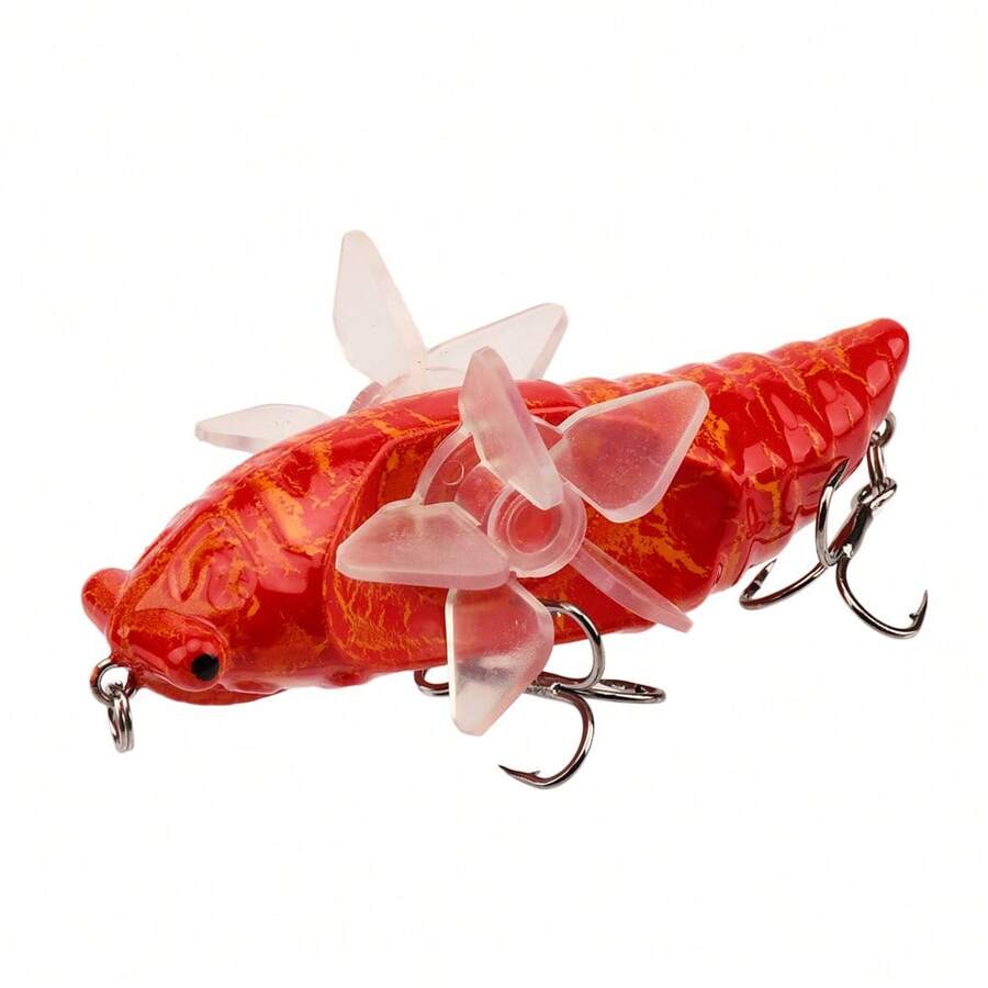 Lifelike Cicada Popper Lure 7.5cm – Realistic Fishing Bait With Splash ...