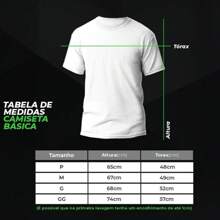 Kit Of 3 Men's T-Shirts 100% Cotton Basic Plain Round Neck