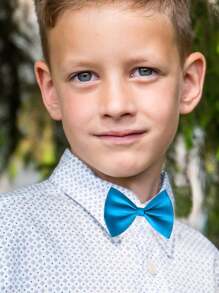 Modische verstellbare Fliege für Kinder, Jungen und Mädchen Blumen-Schleifen-Fliege, englischer Stil Baby-Fliege für Wettbewerbe, Hochzeiten, Aufführungen, Geburtstage, passend für Kinder von 3-12 Jahren