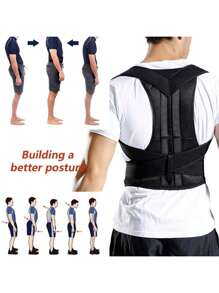 1pc Spring And Summer Posture Corrector For Men & Women - Adjustable, Breathable Orthopedic Brace - Seamless Upper Back, Spine, Neck & Shoulder Support - Ideal For Daily Wear, Clavicle Stabilization - Promotes Healthy Posture, Prevents Slouching Exercise Waist Belt Suitable For Workout Home Sports And Walk
