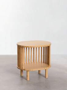 Mesa de noche de bambú Connery, decoración de dormitorio, mesa lateral, escritorio de rincón, mesa de decoración de habitación, muebles de dormitorio de bambú, gabinete de noche moderno para almacenamiento, mesa de noche de madera maciza para dormitorio