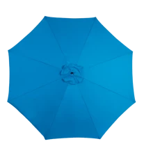 okwish Parasol Garden Parasol Cantilever Parasol Balcony Parasol With Crank 294x294 Cm (L * W) - Navy Blue - View 8