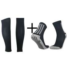 2pcs/Set Knee-High Professional Soccer Socks, Lightweight Breathable Terry Lining & Non-Slip Grip - Multicolor - View 7