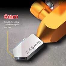 Cortadora Azulejo Y Vidrio 2 En 1 Portátil Profesional - Negro - Ver 8