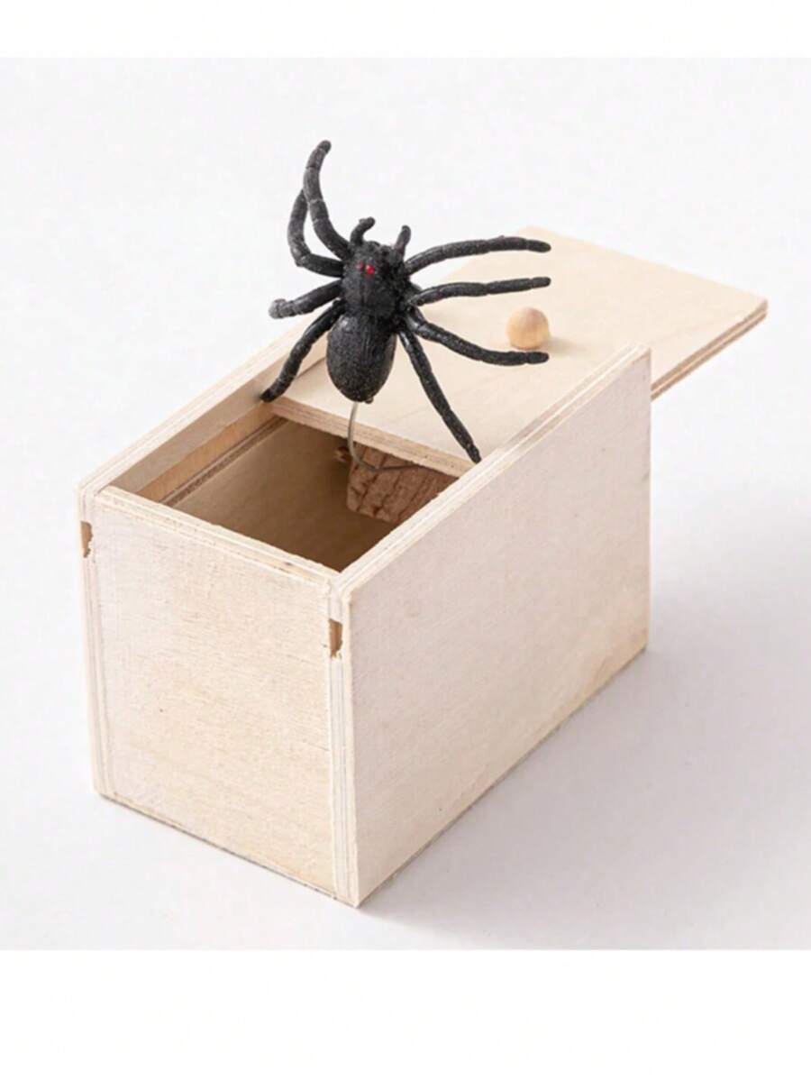 1pc/3pcs Spider Prank Box Magic Trick Toy, Scary Funny Gag Surprise Box Useful Joke Gift,Mystery Box,Magic Tricks,Joke Gifts,Mystery Box,Magic Tricks,Jokes