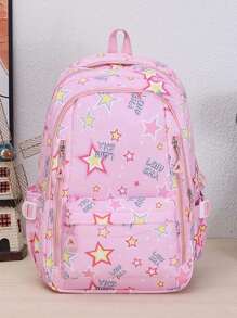 High-Quality Student Backpack With Large Capacity, Summer - Multicolor - View 1