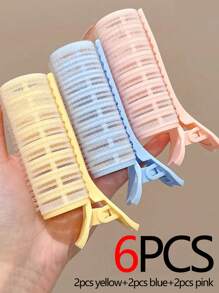 9/6/3/1件装 新款卷发管状蓬松发夹，慵懒卷发夹，顶部夹式刘海卷发器，空气刘海卷发夹，美发造型工具，理发店美容旅行必备美发产品，护发用品，发饰 - 彩色 - 查看 10