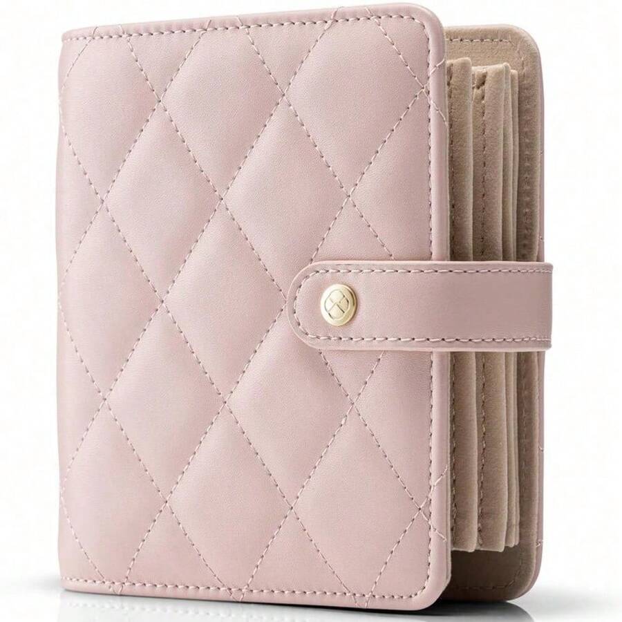 YISHEN Mini Travel Jewelry Organizer Case, Jewelry Bag Earring Holder Organizer Jewelry Storage Book With Clear Zipper Velvet Pouch Bag For Bracelet,Rings, Necklace, Wedding Gift Idea, Travel Organizer, Summer Gifts 324809