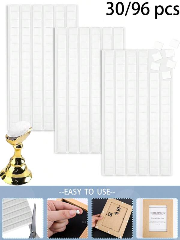 96pcs -30pcs Adhesive Sticky Tack Putty, Removable & Repositionable Wall Putty,Adhesive Poster Sticky Tack,For Wall Hanging,Pictures,Poster,Museum And Art Paintings,Back To School,Wall Tackfor,Cleaning, Nail,Displaying Wall Paintings,Photography,Crafts