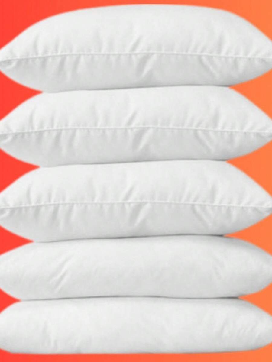 Juego de 5 almohadas hipoalergénicas de silicona estilo primavera de 50x70cm, núcleo de almohada suave y acogedor