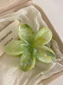 4 件/1 件女式 3.07 英寸/7.8 厘米渐变粉色、蓝色、绿色、红色大花发夹，时尚、百搭、优雅、简约设计发饰，适合日常外出、休闲、派对、通勤、度假、发型设计、化妆、服装搭配发夹爪夹发夹发夹发夹发夹发夹，学校用品，学院秋冬女士发饰