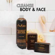 Dihifh  African Black Soap Original Scent Face And Body Bar Soap - 3.5oz