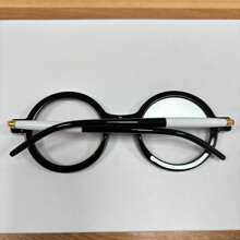 1 para okularów z okrągłą oprawką w dużym rozmiarze