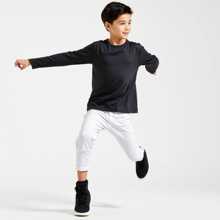 Kit Of 4 Long Sleeve T-Shirts In Premium Mesh For Children And Youth Boys, Assorted Colors And Prints, Ages 2 To 16 - Nhiều màu - Xem 3