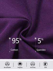 Molasus Cotton Crossover Maternity Underwear Under Bump Pregnancy Bikinis Panties - 彩色 - 查看 3