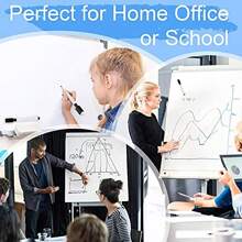 Magnetyczne markery suchościeralne 10/20/40/50/100 szt. – pisaki do tablic suchościeralnych z cienką końcówką i gumkami, czarne markery o niskim zapachu do klasy/biura/domu, magnetyczne markery do tablic szklanych i metalowych, artykuły piśmiennicze