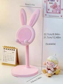 1pc Bathroom Bathtubs Adjustable Folding Rabbit Shaped Phone Stand