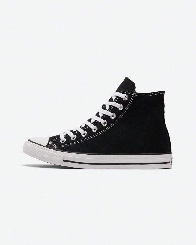 Converse 官方授權 Chuck All Star 男款黑/白/藍/全黑高筒時尚經典鞋運動休閒戶外休閒運動鞋 適合送給朋友生日父母典禮週年紀念情侶禮物 - 101010 - 查看 1