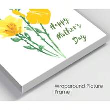 1 Pc Framed Canvas Poster, Mother's Day Wall Art, Ideal Gift For Bedroom Living Room Corridor, Wall Art, Wall Decor, Room Decoration