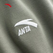 Anta 男士短袖 Polo 衫，透气领休闲商务 T 恤，运动上衣，夏季 - 灰欖綠 -4 - 查看 6