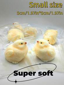 1/2/3/5个装可爱减压仿真小鸡,柔软回弹挤压玩具,缓解压力和焦虑,粘性指尖玩具,适合儿童和成人,抗压手部玩具,可爱小玩意,Taba Squishy,趣味可爱礼物,节日礼物,生日礼物,复活节礼物,万圣节礼物 - 彩色 - 查看 6