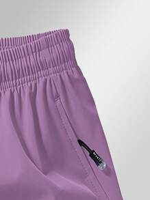 Men's Anti-Lost Zipper Pocket Special Drawstring Waist Athletic 3-Inch Shorts