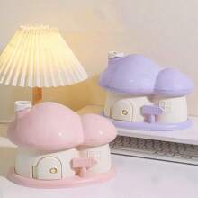 1 pieza Hucha con forma de casita de dibujos animados, muy atractiva y miniatura, decoración linda para la sala de estar