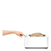 Lift & Look Long Slot 4 Slice Toaster White BTA630XL: 1600W, Plastic, 1-Year Warranty, Spot Clean, 8.2 Height - 1 - View 3