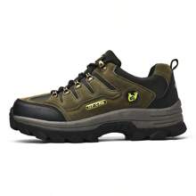 Fashionable Unisex Couple Hiking Shoes, Suitable For Trekking, Camping, Outdoor Activities, Water-Resistant, Breathable, Anti-Slip, Shock-Absorbing, Low-Top, Suitable For Outdoor Sports, Autumn