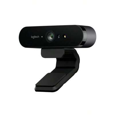 Logitech A Logitech C1000e Webcam With Auto Focus, 4K HD Camera, Wide Angle Focus, Built-In Microphone, Infrared Facial Recognition, And 5x Digital Zoom